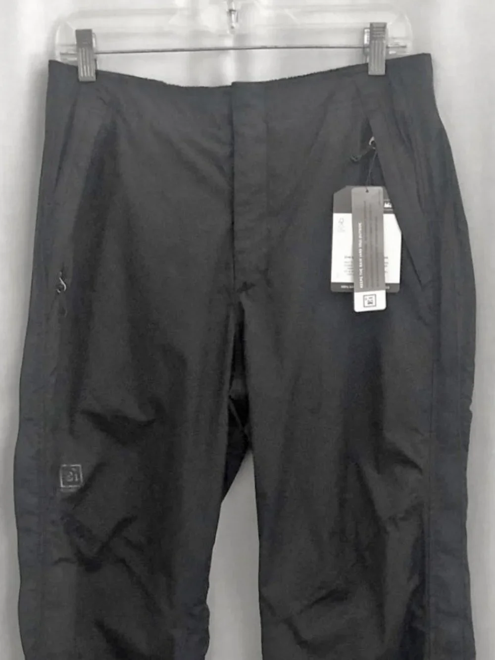 REI Black Waterproof Alpine Lake Rain Snow Pants Women's Size 10 NWT